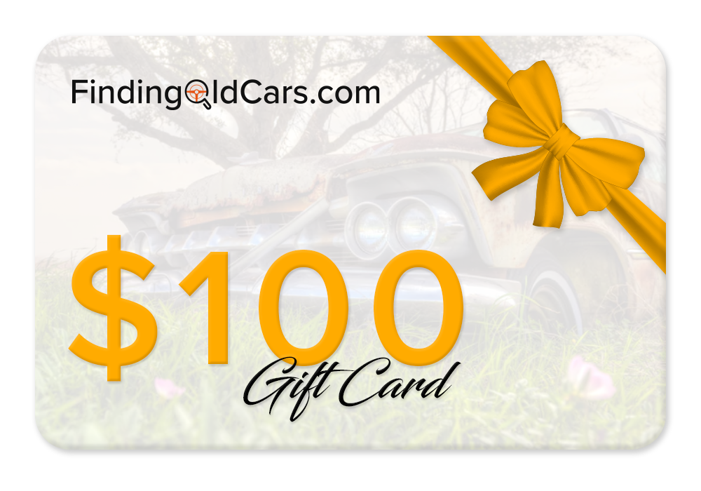 Finding Old Cars Gift Cards