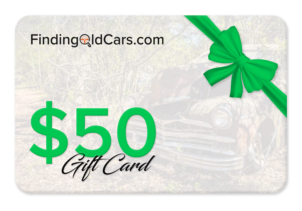 Finding Old Cars Gift Cards