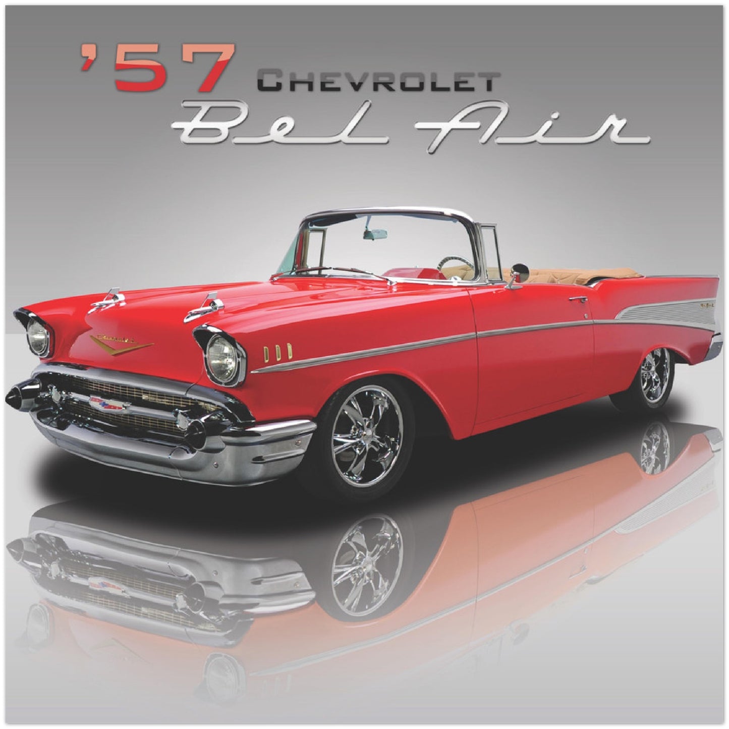 1957 Chevrolet Bel Air (Red Restomod)