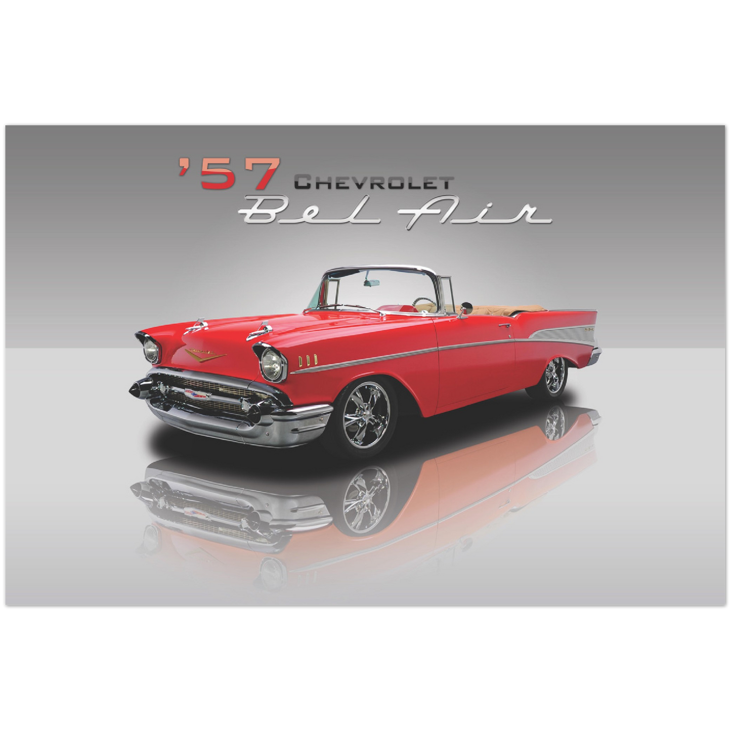 1957 Chevrolet Bel Air (Red Restomod)