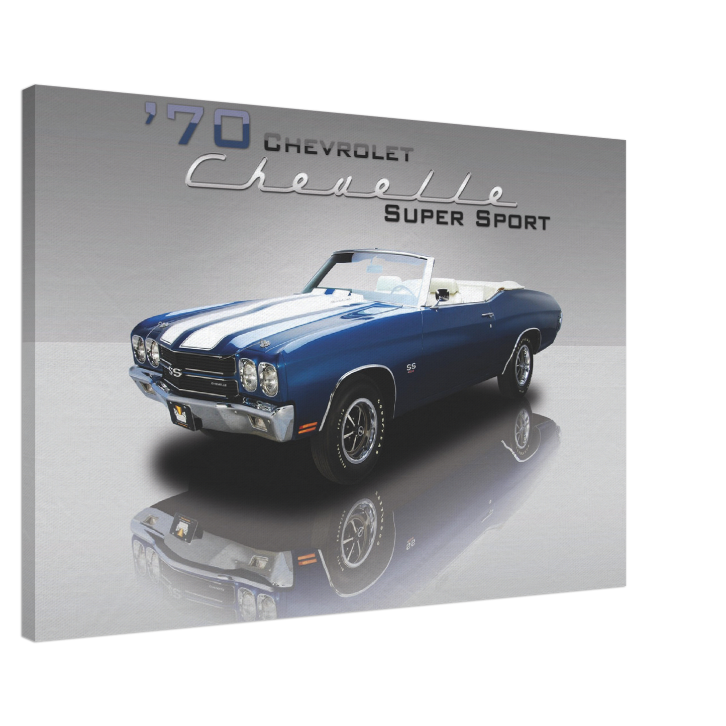 1970 Chevrolet Chevelle Super Sport (Blue/White)
