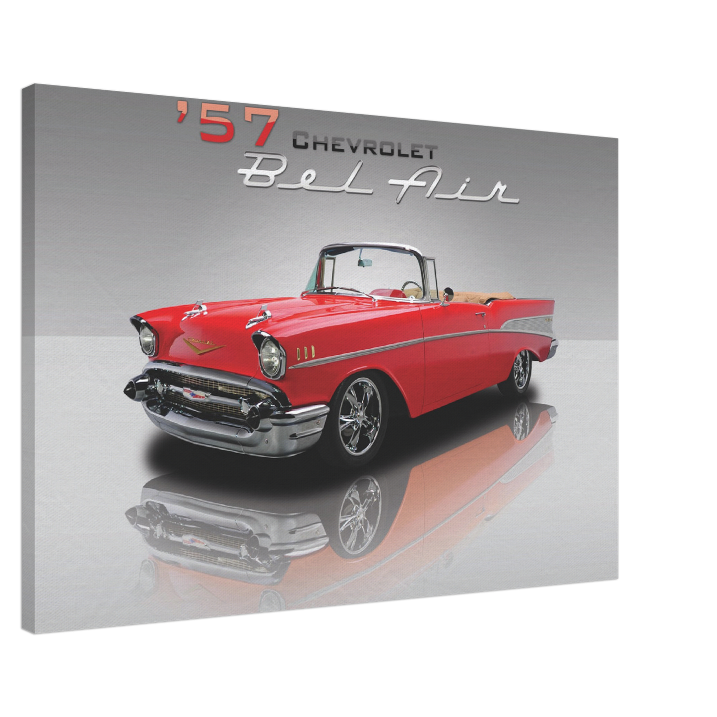 1957 Chevrolet Bel Air (Red Restomod)
