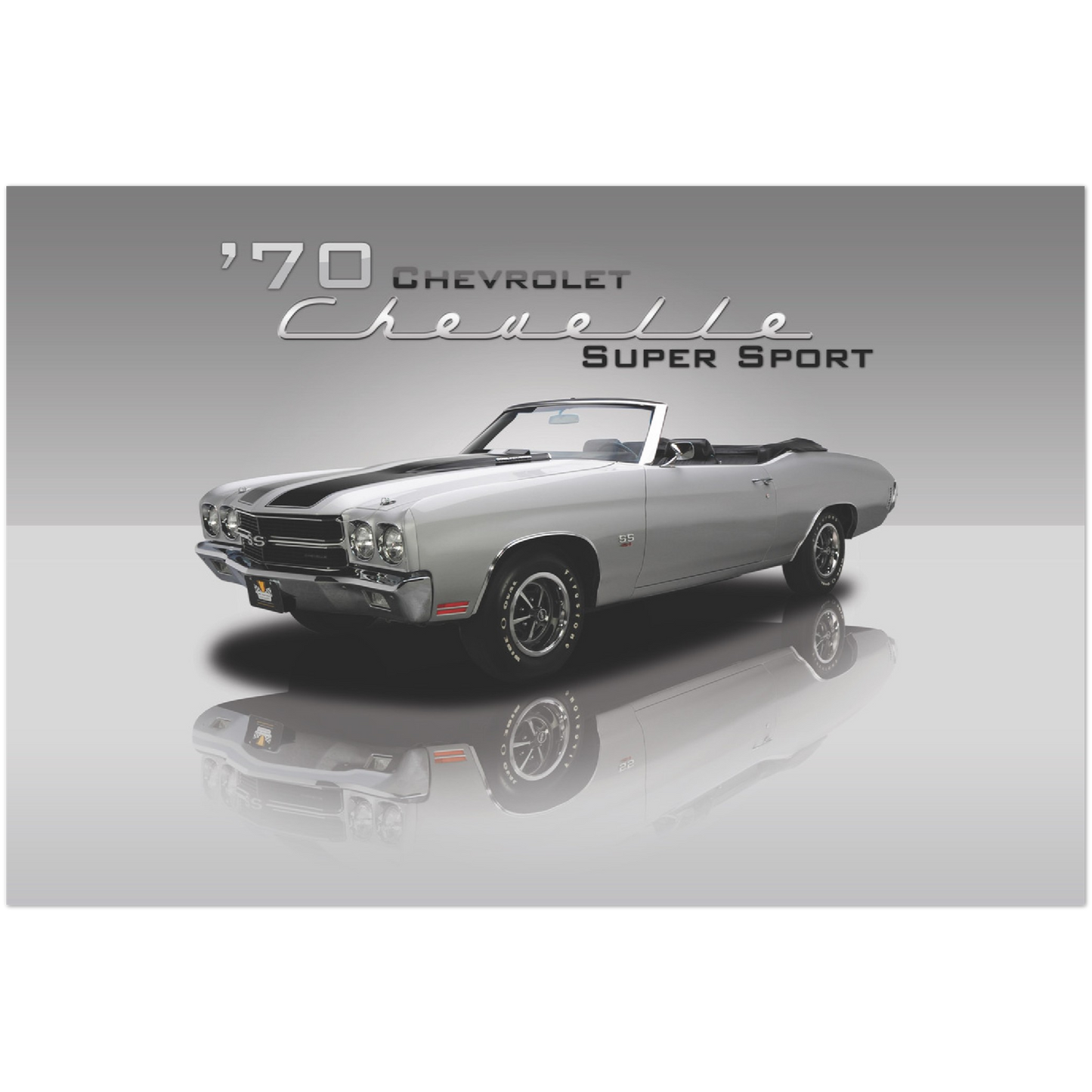 1970 Chevrolet Chevelle Super Sport (Silver/Black)