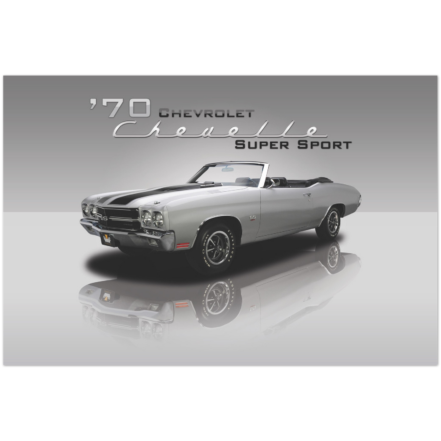 1970 Chevrolet Chevelle Super Sport (Silver/Black)