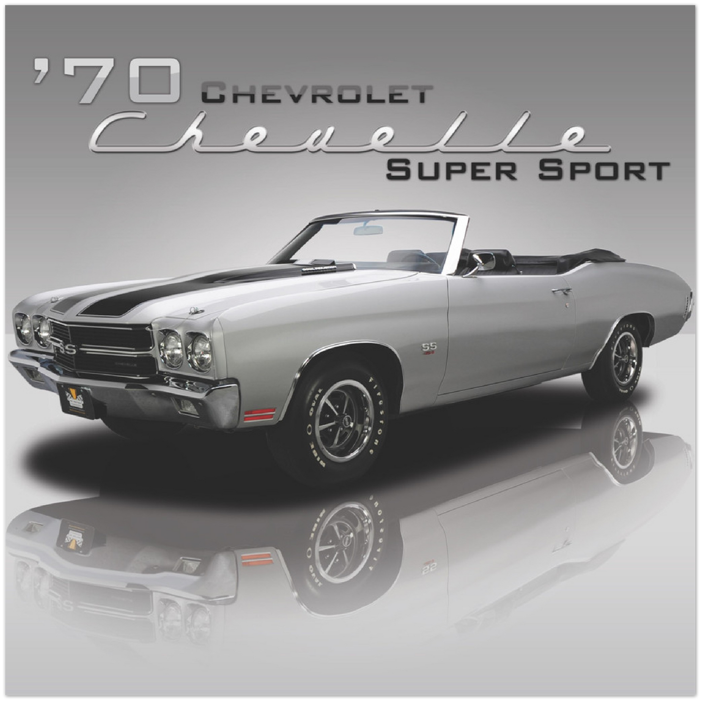 1970 Chevrolet Chevelle Super Sport (Silver/Black)
