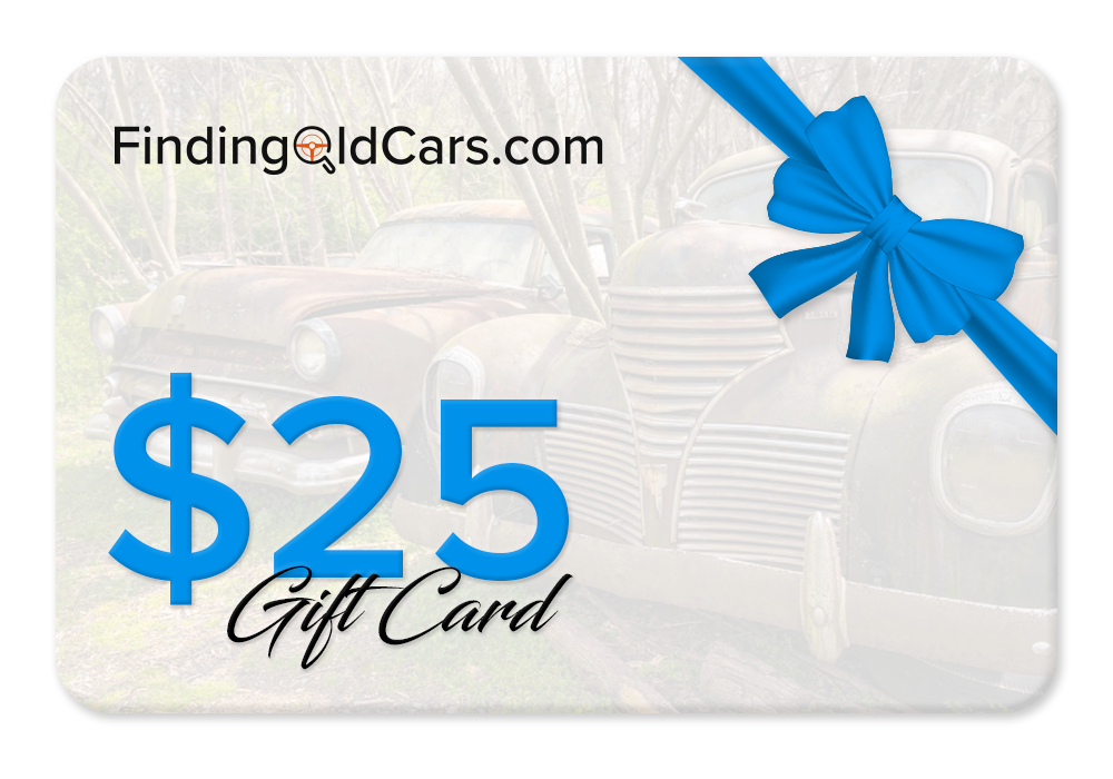 Finding Old Cars Gift Cards