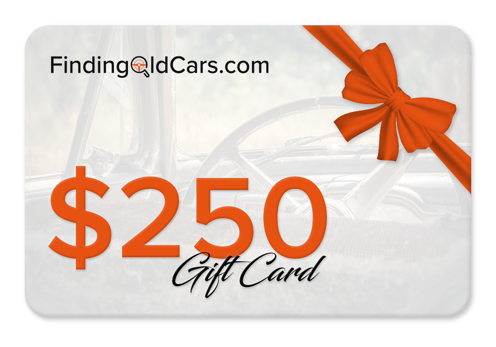 Finding Old Cars Gift Cards