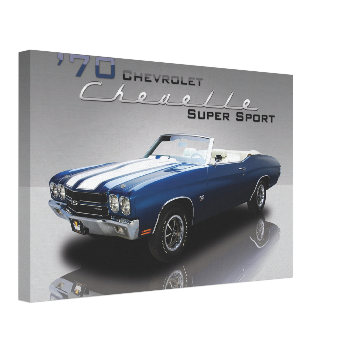 1970 Chevrolet Chevelle Super Sport (Blue/White)