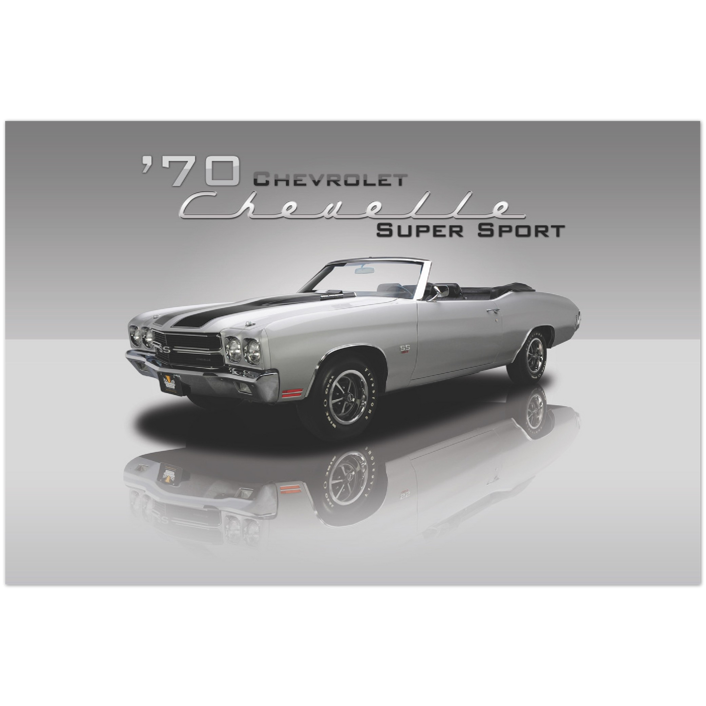 1970 Chevrolet Chevelle Super Sport (Silver/Black)