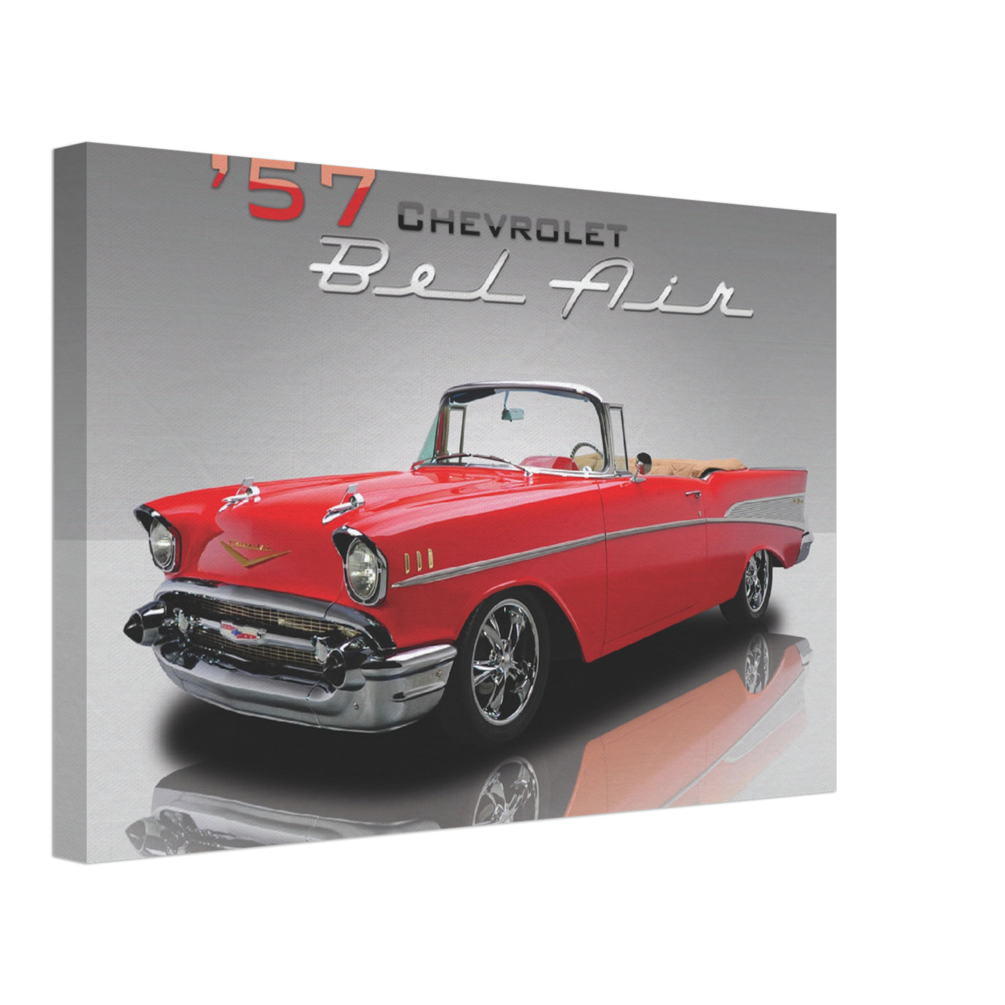 1957 Chevrolet Bel Air (Red Restomod)